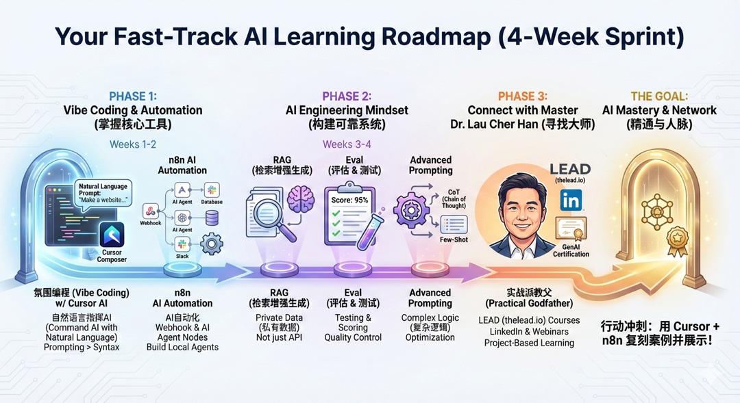 AI Learning Roadmap Infographic